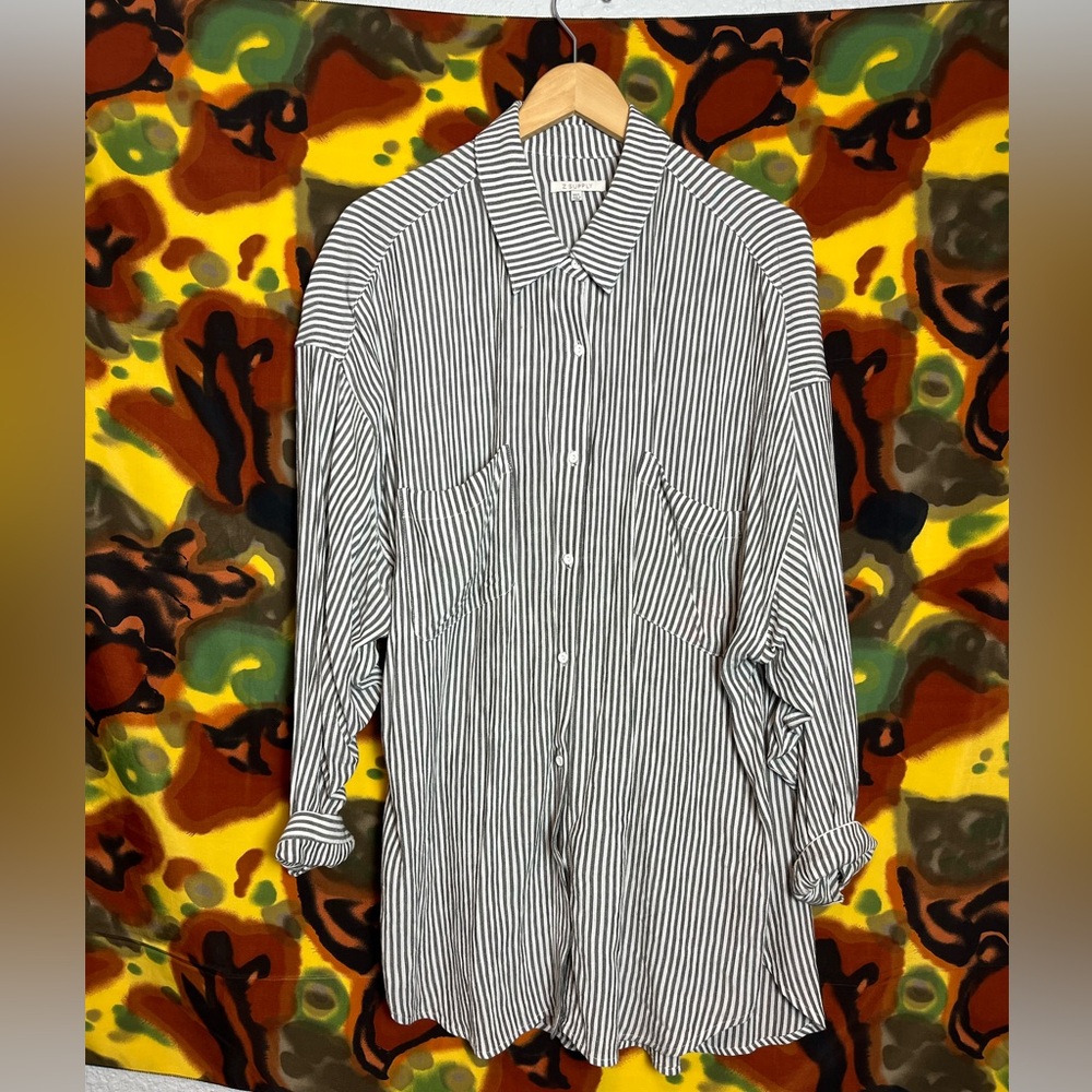 Z Supply Lalo Button Up Top Tunic Size M/L